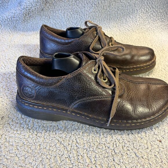 Dr. Martens Nevin Lace Up Leather Shoes Mens 11 US 45 EU Brown Split Toe Oxford - Picture 4 of 12